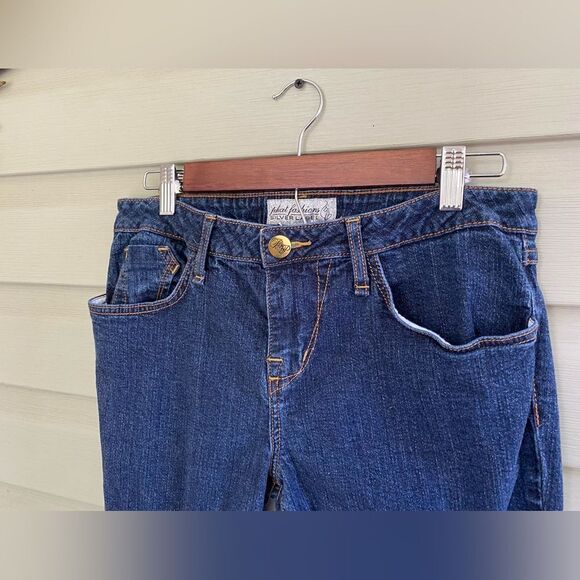 BABY PHAT vintage Y2K Dark Blue flare jeans juniors denim silver label sz 11 EUC - Picture 8 of 16